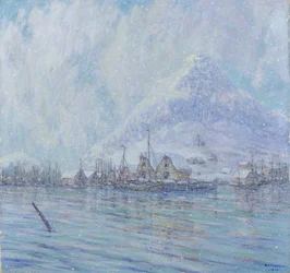 冬の港、1924